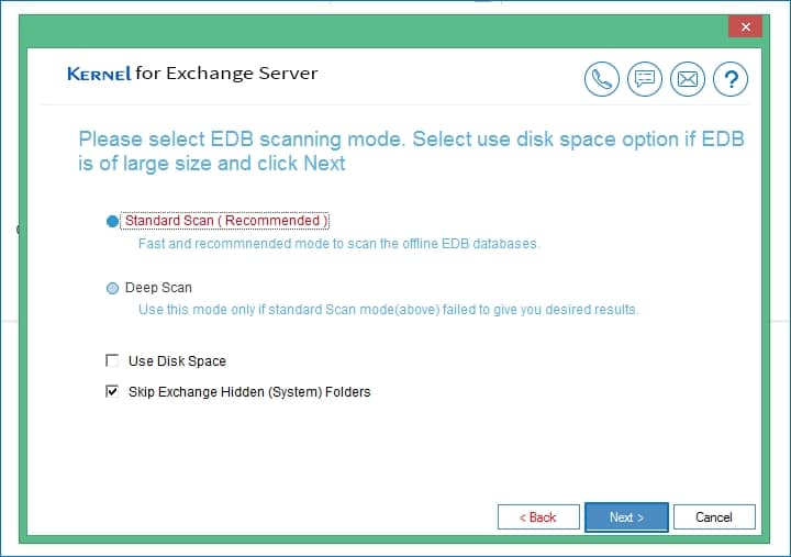 EDB files from your local storage 